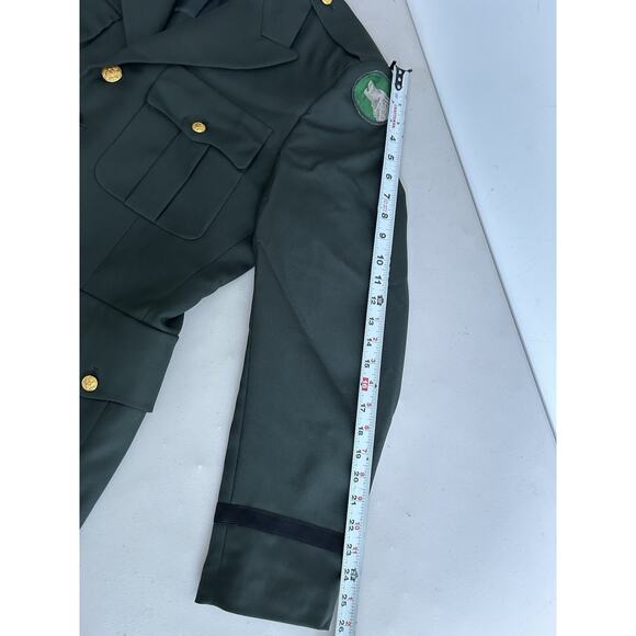 US Military Patriot Uniform Green Jacket Blazer Weintraub Bros 420R 104 Infantry - Picture 8 of 12